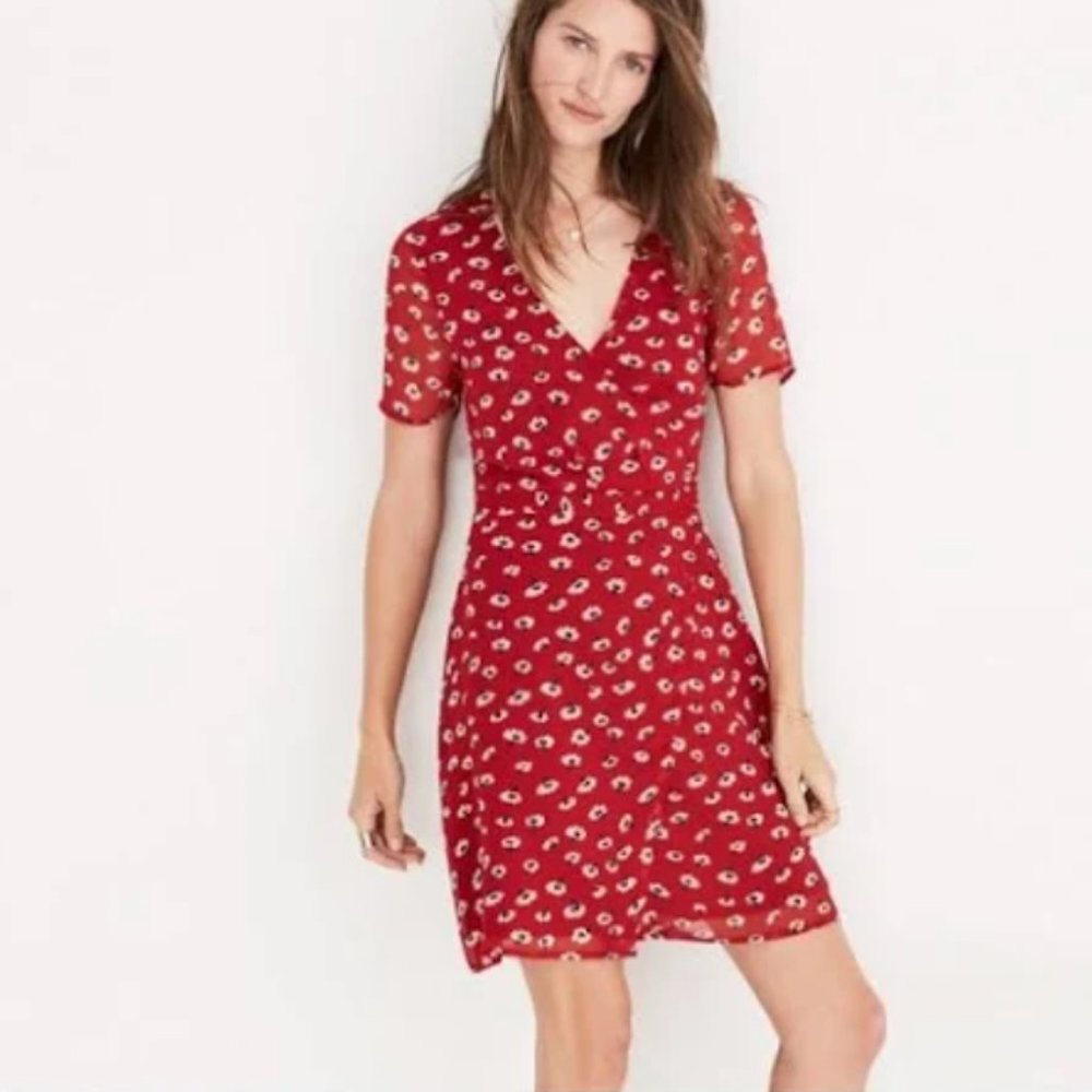 Madewell Wrap-Front mini Dress